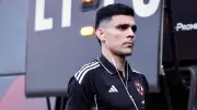 وصول لاعبي الأهلي إلى استاد القاهرة لمواجهة الزمالك في القمة