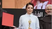 ريهام عبد الغفور تتألق بجمبسوت أنيق في أحدث ظهور لها