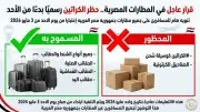 المصرية للمطارات تنفي حظر استخدام الكراتين داخل المطارات وتتوعد مروجي الشائعات