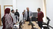 نائب محافظ الوادي الجديد يتفقد صندوق استصلاح الأراضي ويوجه بتيسير الإجراءات