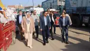 محافظ المنوفية يفاجئ صوامع قويسنا لمتابعة توريد القمح