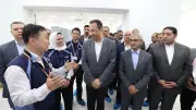 وزير الاتصالات يتفقد مصنع سامسونج في بني سويف ويطّلع على التوسعات