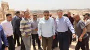 محافظ القليوبية يتفقد إنشاء سور أرض جمعية النصر لمنع التعديات