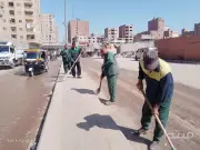 محافظة الجيزة تطلق حملة نظافة مكبرة بشارع كعبيش لرفع كفاءة الطريق