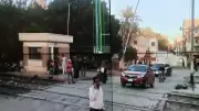عودة حركة القطارات لطبيعتها بعد خروج عربة بضائع عن مسارها ببني سويف
