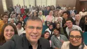 تكريم الإعلامي عمرو الليثي في كلية الإعلام بجامعة عين شمس