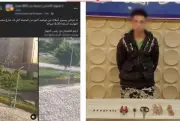 ضبط لص سرقة أسلاك الإشارات المرورية في القاهرة