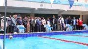 افتتاح مجمع ملاعب الإسكواش وحمام سباحة نصف أوليمبي بدمياط