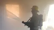إخماد حريق في فيلا بالقاهرة الجديدة وإصابة شخصين
