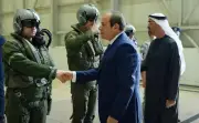 الرئيس السيسي يتفقد القوات المصرية في الإمارات خلال زيارة أخوية