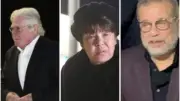 نجوم الفن يقدمون واجب العزاء في هاني شاكر بحضور حسين فهمي ولوسي