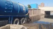 مياه الغربية تتدخل لحل طفح المصرف المغطى بنفق أبو دراع بالمحلة