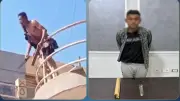 ضبط المتهم بإثارة الذعر في العاشر من رمضان بحوزته أسلحة