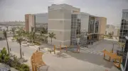 افتتاح الحرم الجديد لجامعة سنجور ببرج العرب بحضور السيسي وماكرون
