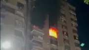 إصابة فرد حماية مدنية أثناء إخماد حريق شقة في الفيوم