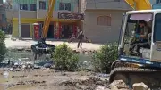 محافظ الجيزة يتابع حملات تطهير الترع والمصارف بالبدرشين