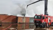 حريق ضخم يلتهم مخازن أبو حوا بقليوب ويخلف خسائر بملايين الجنيهات