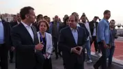 السيسي وماكرون في جولة تاريخية بالإسكندرية وافتتاح مقر جامعة سنجور