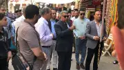 محافظ الدقهلية في جولة مفاجئة بسوق الخواجات بالمنصورة