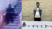 القبض على لص سرق صنابير وموتور مياه من مسجد في المنيا