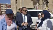 محافظ بورسعيد يتفقد سير العمل في مشروع سوق العبور النموذجي ببورفؤاد