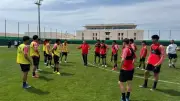 منتخب الناشئين يواصل تدريباته استعداداً لمواجهة إثيوبيا في كأس أمم أفريقيا