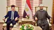 أمين الشئون الإسلامية يستقبل مفتي بولندا بمطار القاهرة