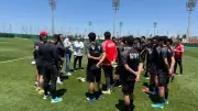 وليد درويش يحفز لاعبي منتخب الناشئين قبل مواجهة إثيوبيا في أمم أفريقيا