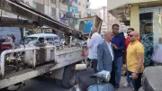حملة لإزالة الإعلانات المخالفة ببنها لتحسين المظهر الحضاري