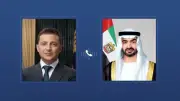 رئيسا الإمارات وأوكرانيا يبحثان التعاون والتطورات الإقليمية
