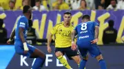 رودريجو يشاهد ديربي الرياض بين النصر والهلال