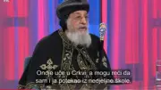 البابا تواضروس يكشف للتلفزيون الكرواتي أسرار تحوله من صيدلي إلى قائد روحي