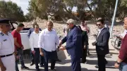 محافظ مطروح يتفقد تطوير طريق الأمل ويوجه بإعادة المظهر الحضاري للمداخل