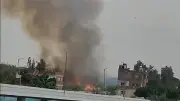 السيطرة على حريق في محيط مستشفى الحميات بالإسماعيلية