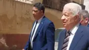 مرتضى منصور يصل محكمة المنصورة لحضور جلسة قضية سب وقذف