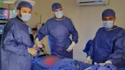 إنقاذ حامل في توأم من فقدان المبيض بجراحة منظار في بلقاس
