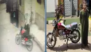 ضبط لص دراجات نارية أمام محكمة الأقصر بعد سرقتها