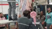 بدء التشغيل التجريبي للمجزر النصف آلي بمركز الخارجة في الوادي الجديد