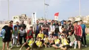 جامعة المنصورة الأهلية تكرم أبطال دوري الجامعة وتخلد ذكرى الطالب كريم حشيش