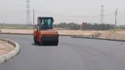انتهاء رصف مدخل الطريق الصحراوي الغربي بقرية النمسا في الأقصر