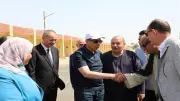 محافظ المنيا يتفقد التجهيزات النهائية لسوق بني مزار الحضاري الجديد