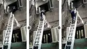 بالسلم الهيدروليكي.. إنقاذ سيدة تعاني من سمنة مفرطة في بولاق
