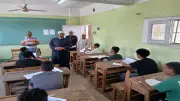 رئيس منطقة أسوان الأزهرية يتفقد لجان امتحانات الإعدادية بكوم أمبو