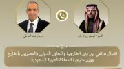 وزير الخارجية يبحث مع نظيره السعودي التطورات الإقليمية