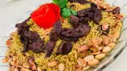 طريقة عمل أرز بالكبد والقوانص للعزومات بخطوات سهلة
