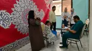 جامعة القناة تنظم قافلة شاملة لقرية الجزيرة الخضراء بالتل الكبير