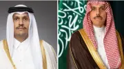وزيرا خارجية قطر والسعودية يبحثان وقف إطلاق النار بين أميركا وإيران