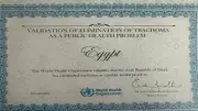 مصر تحصل على شهادة الصحة العالمية بالخلو من الرمد الحبيبي