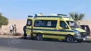 مصرع سائق في حادث انقلاب ميكروباص بطريق العوينات بالوادي الجديد