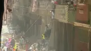أهالي شبرا الخيمة ينقذون أطفال حضانة من حريق ماس كهربائي